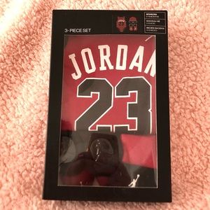 Nike Jordan Jumpman Baby 3-Piece Onesie Set NWB